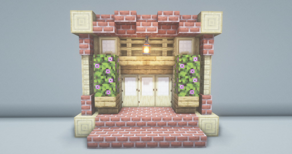 【Minecraft】マイクラ建築で使える!ドアのデザインアイデア11選 - Minecraft 装飾屋さん