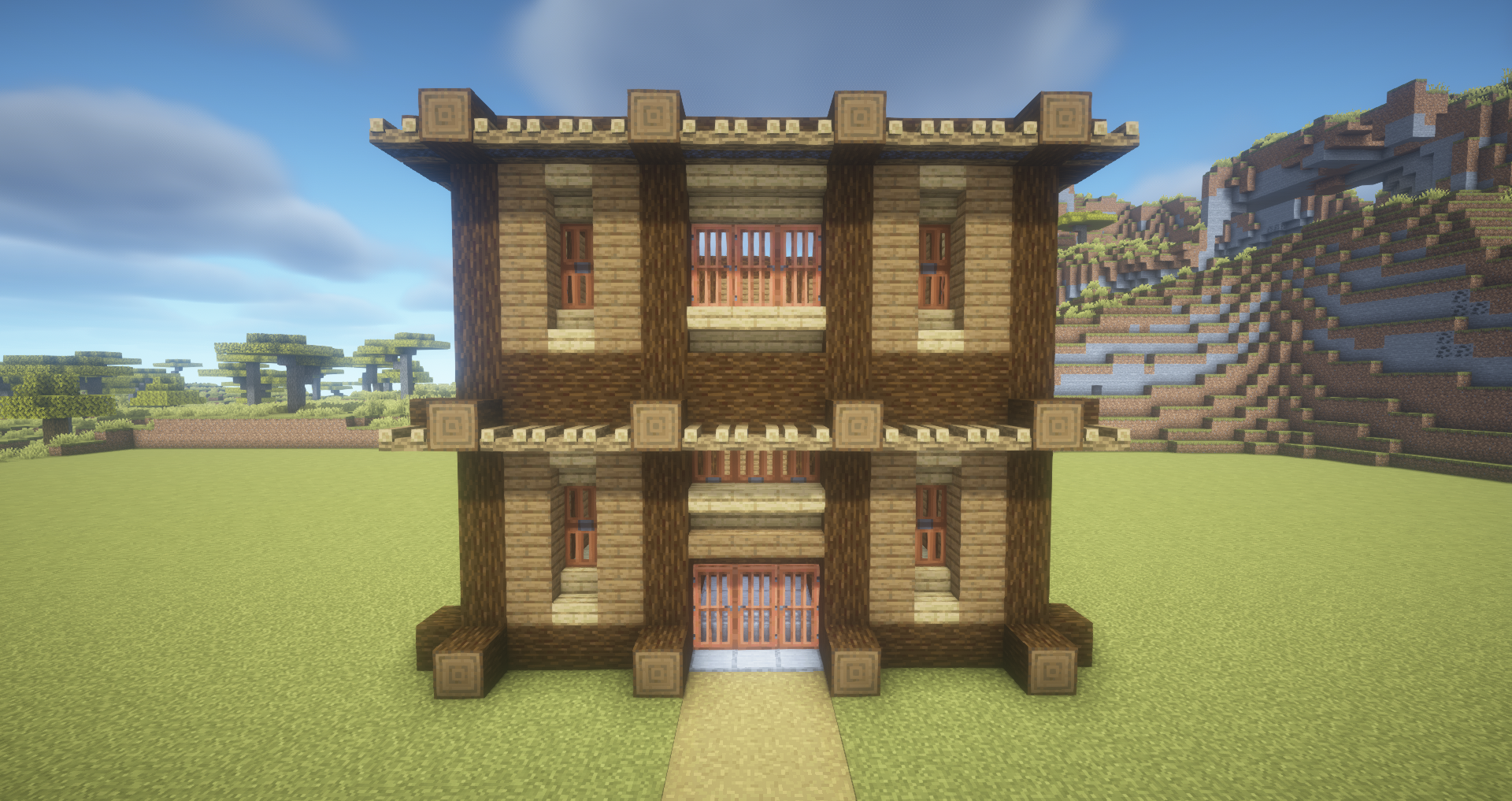【Minecraft建築】1.21 和風のお家の作り方 - Minecraft 装飾屋さん