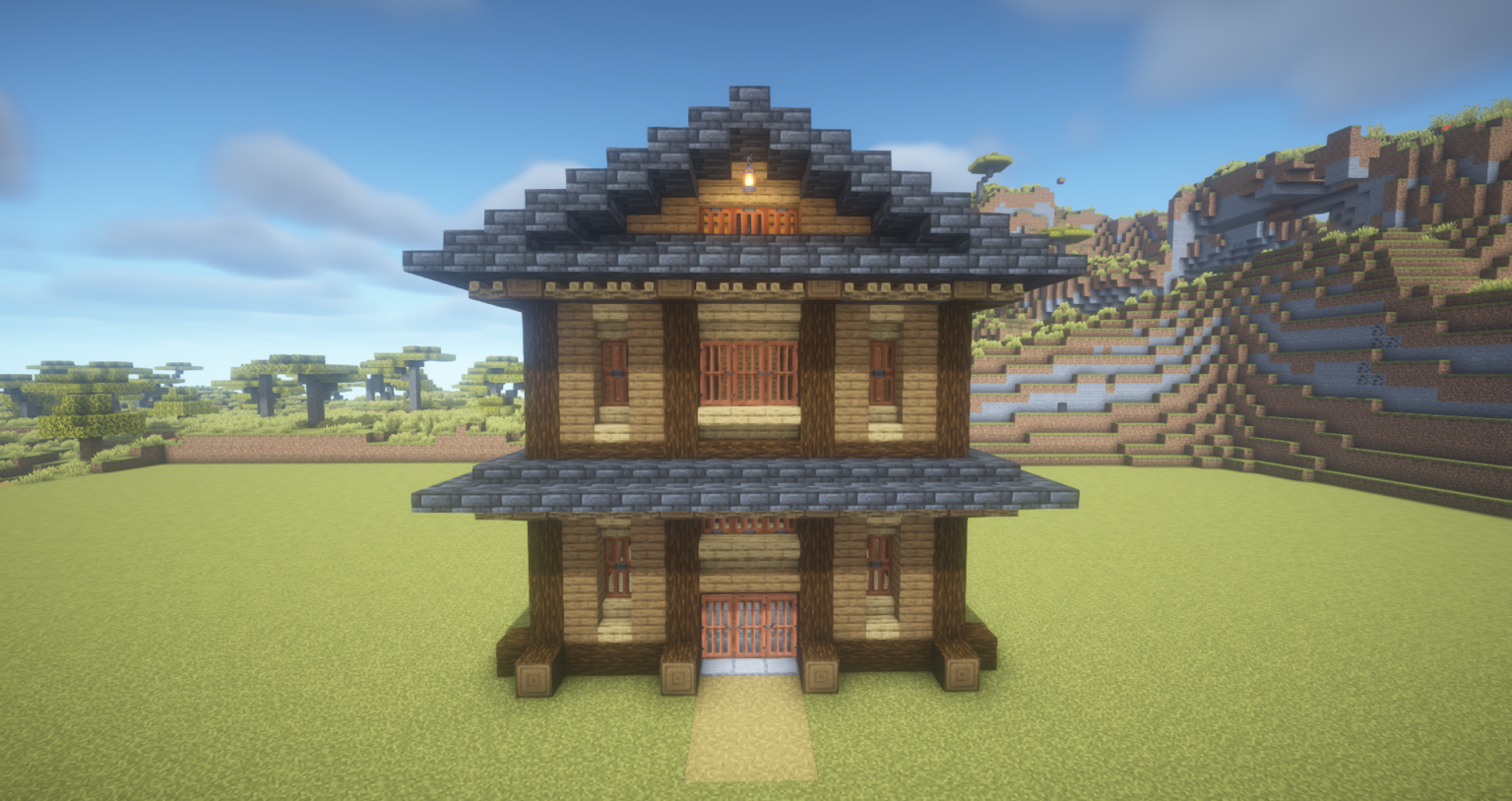【Minecraft建築】1.21 和風のお家の作り方 - Minecraft 装飾屋さん