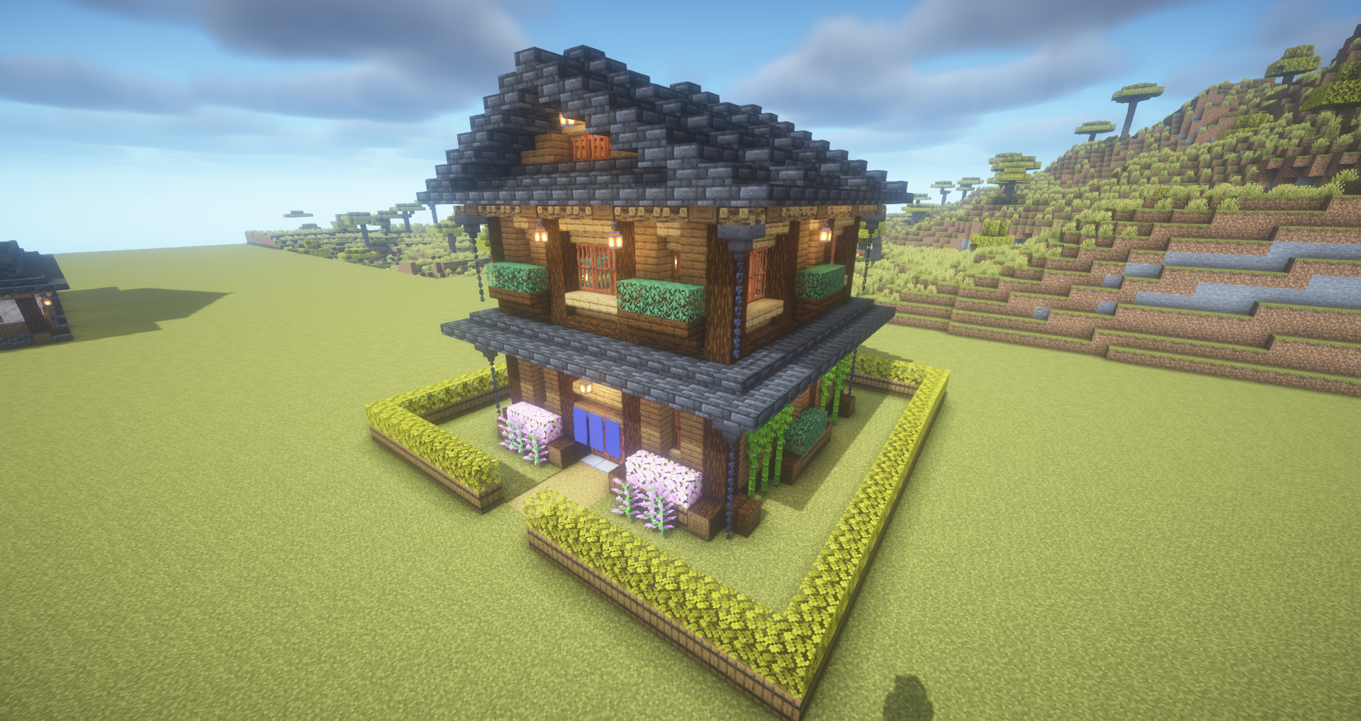 【Minecraft建築】1.21 和風のお家の作り方 - Minecraft 装飾屋さん
